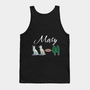 MARY-American names in hieroglyphic letters,  a Khartouch Tank Top